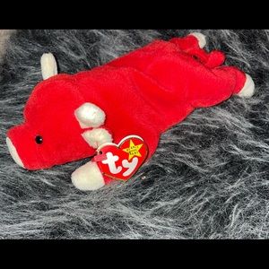 Snort the bull ty original beanie baby collectible